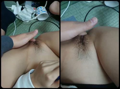 Hooking up an extremely young teen's pigtails